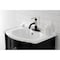 Kingston Brass KSD2826KL Single-Handle Bathroom Faucet with Push Pop-Up, Matte Black/Polished Nickel KSD2826KL - alternate 3